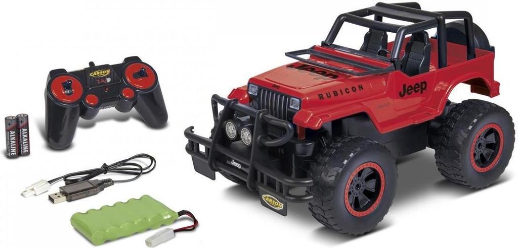 500404115 - RC Car,1:12 Jeep Wrangler 2.4G 100% RTR rot Produktbild 