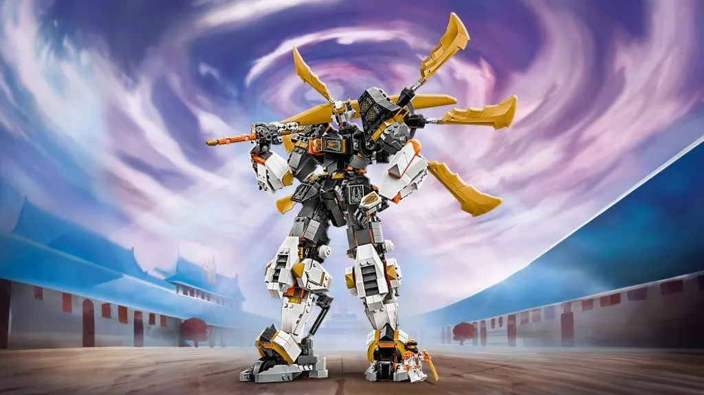 Construction LEGO Ninjago 71821 stable et articulée Robot de Cole - 34
