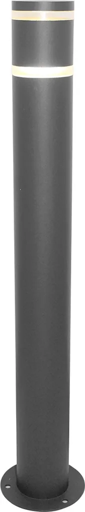 Borne d'allée 80cm pour éclairage extérieur IP44 Anthracite E27 Nils