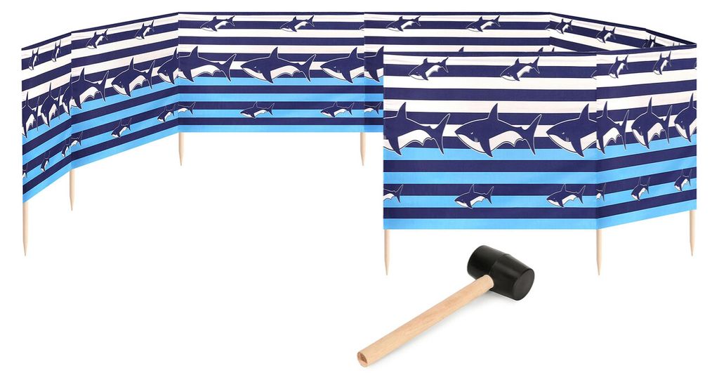 Garronda plage pare-vent 12m de long plus maillet en Image du produit 