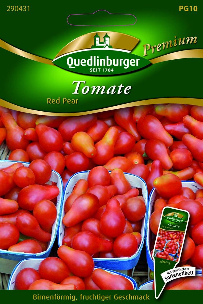 Tomate Red Pear | Gemüsesamen von Quedlinburger Produktbild 