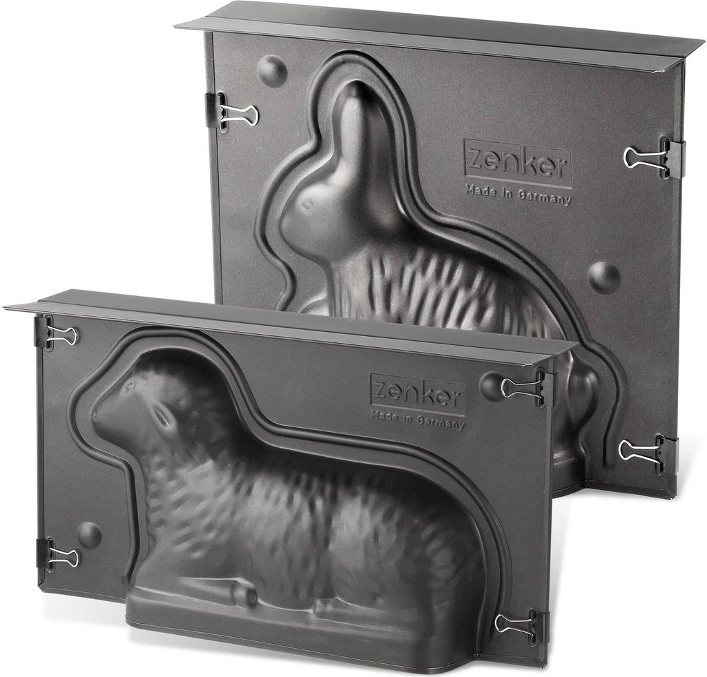 Zenker Osterbackformen-Set Hase und Lamm, Hasen- und Produktbild 