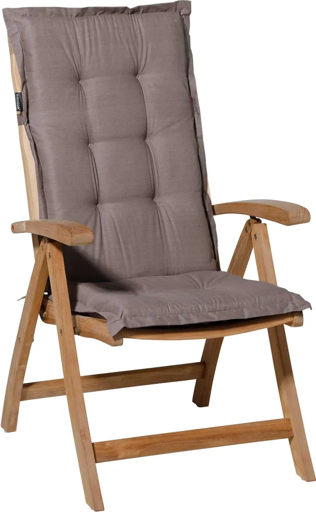 Cuscino Madison Taupe 123x50 cm | Lavabile e Durevole per Sedie