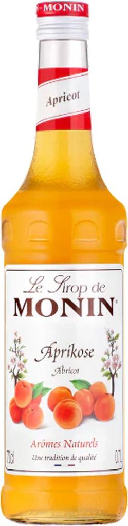 Monin, sirup s příchutí meruňky, přírodní aroma, ovocná, Obrázek produktu 
