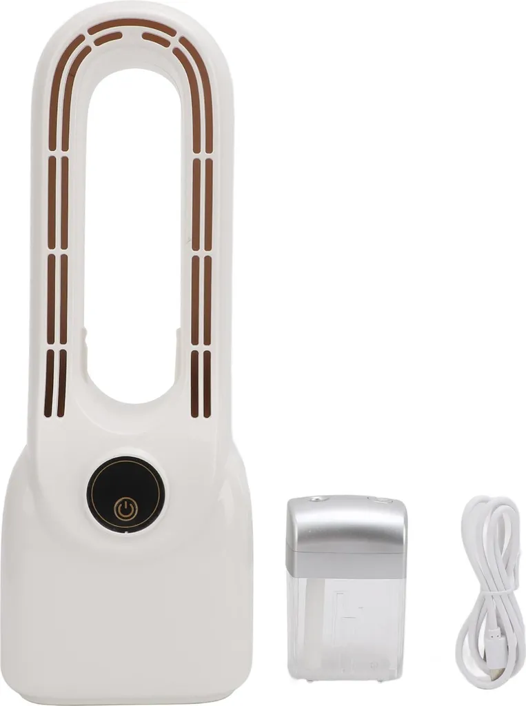 Ventilateur silencieux USB 6 vitesses avec humidificateur et LED RGB