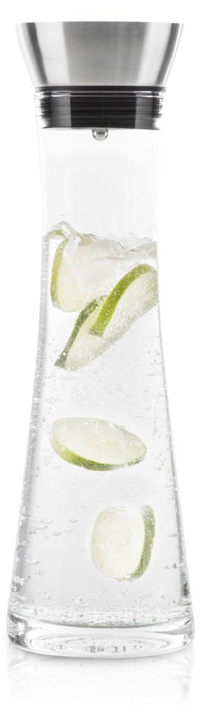 Glazen waterkan, 1 liter, met een handige schenktuit Productafbeelding 