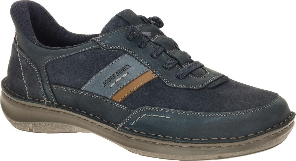Josef Seibel NEW ANVERS 26 Herrenschuhe - bequeme Slipper - Halbschuhe blau