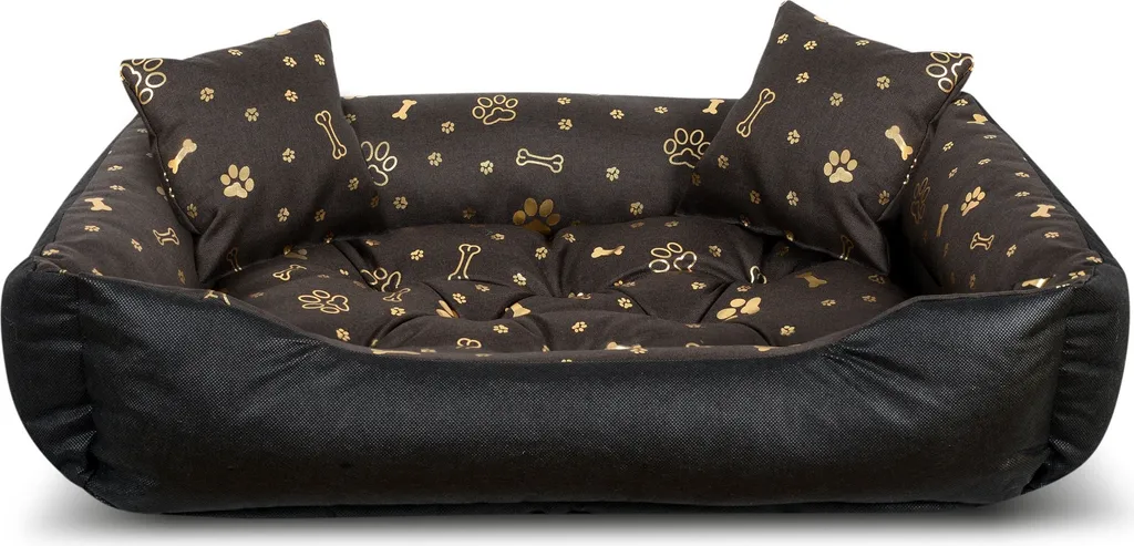 Box letto per cani 115x95 cm impermeabile golden bones - 4