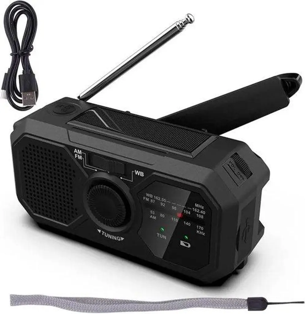 Radio de Survie avec Batterie Externe pour Camping et Activités Outdoor