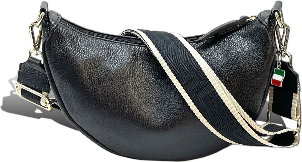 Borsa City nera Florence in pelle D2OTF823S