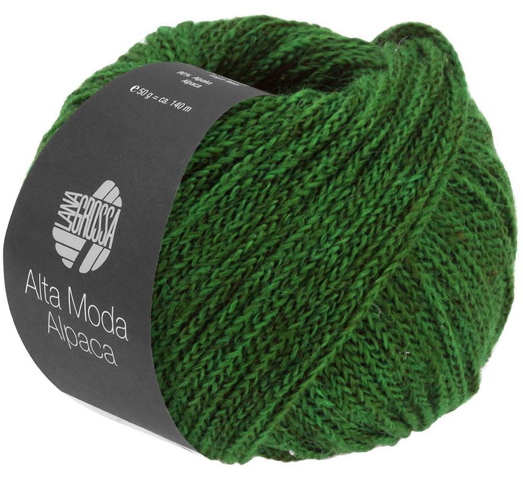Lana Grossa - Alta Moda Alpaca 0098 flaschengrün Produktbild 
