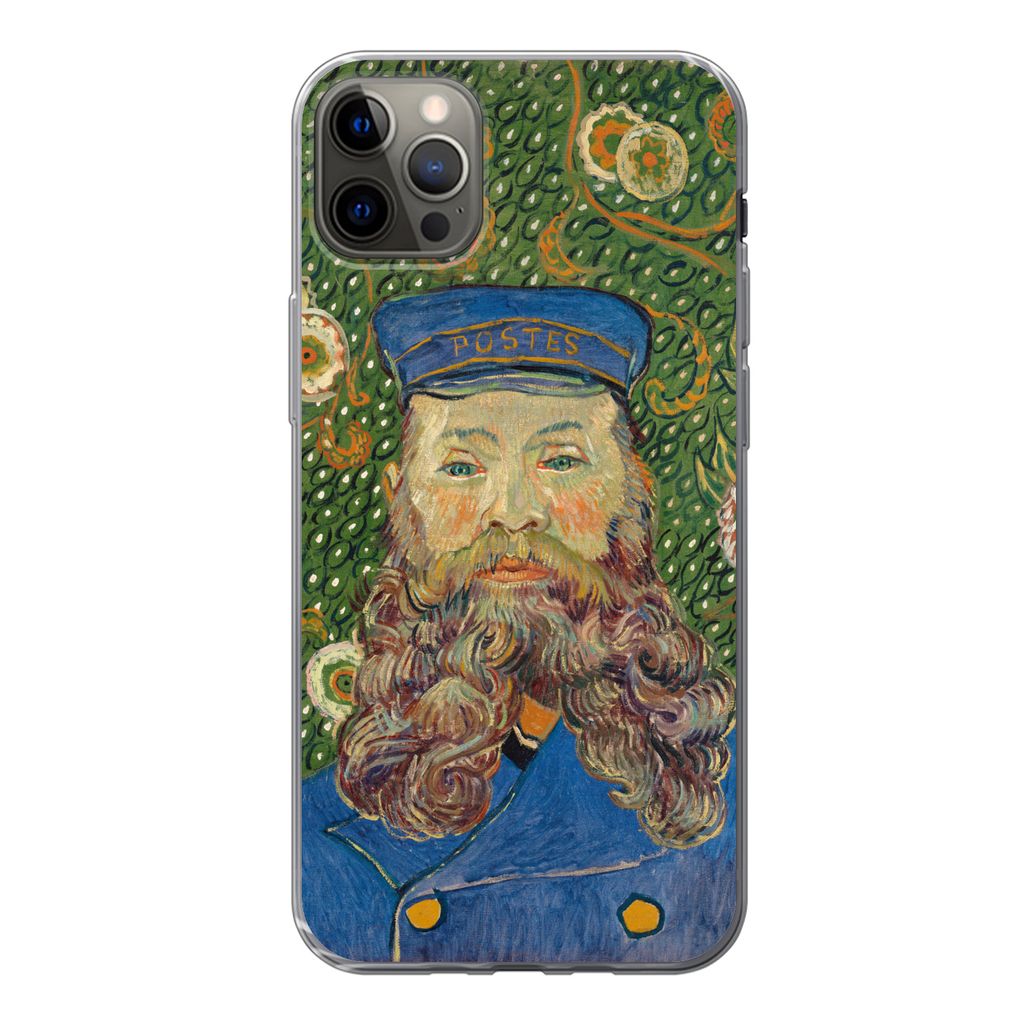 MuchoWow Handyhülle Schutzhülle Hülle für iPhone 13 Pro Max Porträt des Postboten Joseph Roulin - Vincent van Gogh Silikon Softcase Handy H...
