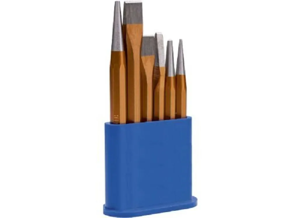 Jeu de burins NWS 2990-6 en acier forgé haute résistance pour maçonnerie