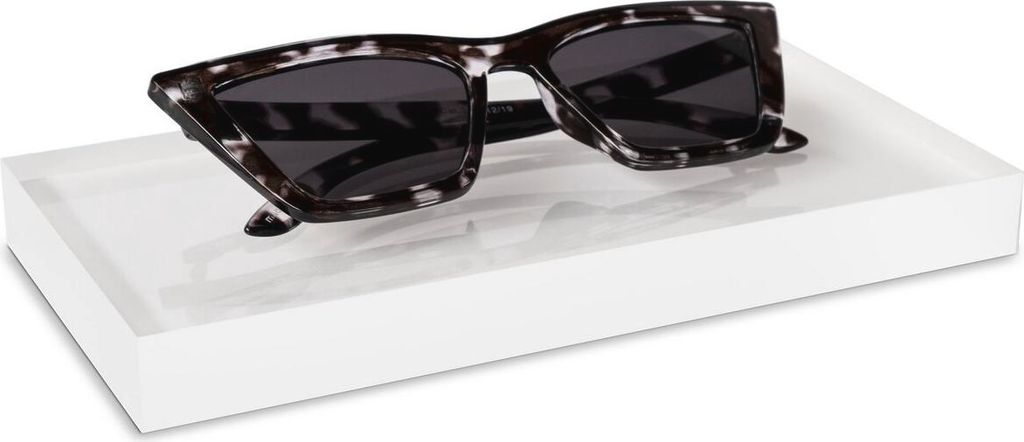 Warenträger PLEXIGLAS 200.0 x 100.0 mm Höhe: 20.0 mm / teil-satiniert