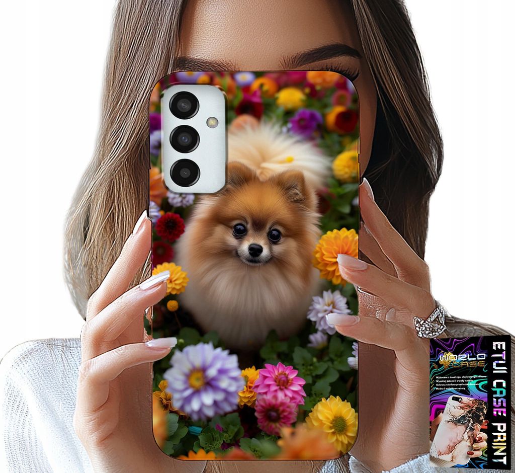 Gehäuse Für Samsung Galaxy M13 4G - Niedlicher Hund, Pomeranian Gehäuse + Glas