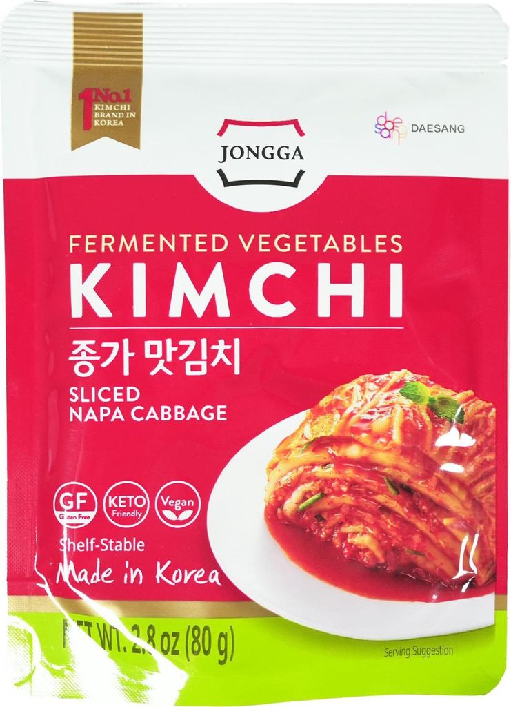 Jongga Napa Cabbage Kimchi Spicy 80g Produktbild 