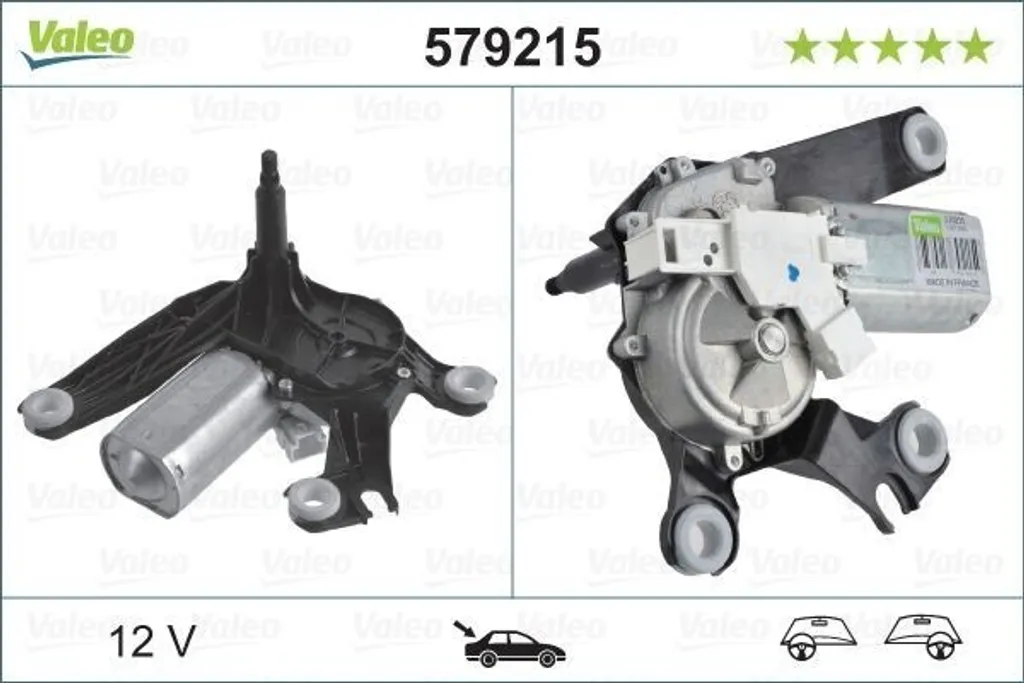 Moteur d'essuie-glace arrière pour réparer la visibilité de Xsara