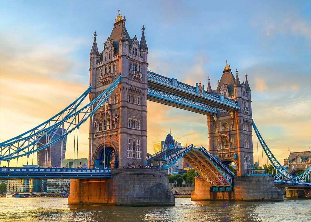 Alipson Puzzle Puzzle Tower Bridge London 1000 Teile mehrfarbig