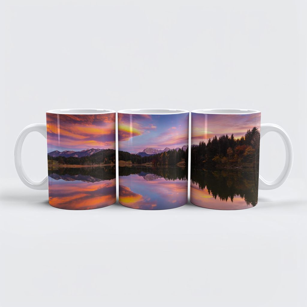 raxxa Premium-Tasse "Sonnenuntergang am Geroldsee"