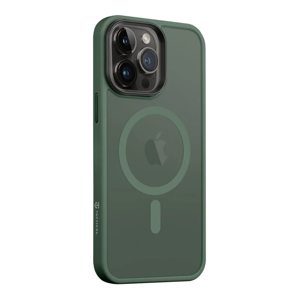 Custodia iPhone 14 Pro Tactical Verde Foresta MagSafe Hyperstealth - 6