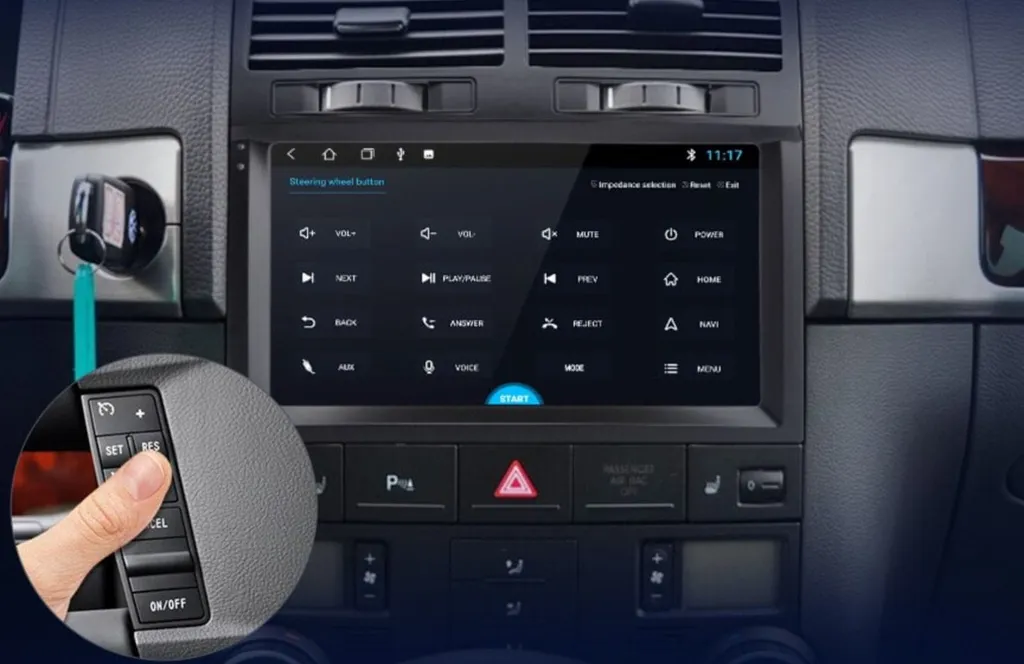 Station Multimédia Android 9" pour VW Touareg 2002-2011 avec Bluetooth - 4