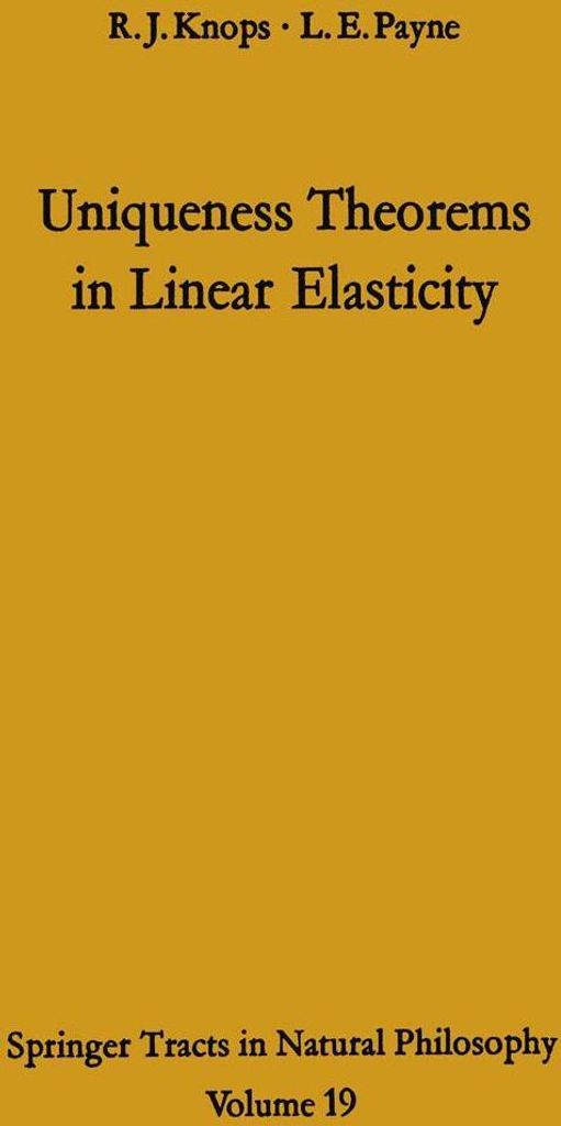 Uniqueness Theorems in Linear Elasticity