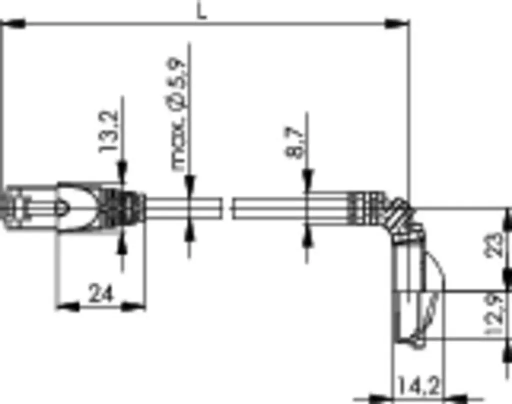 Telegärtner Cat.6A S/FTP 5,0m Grigio - Cavo Patch Professionale 10Gbps - 2