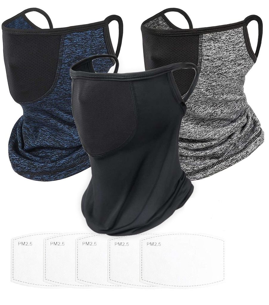 Sturmhaube 3er Set Multifunktions-Schal: Motorrad Sport Halstuch Outdoor Maske