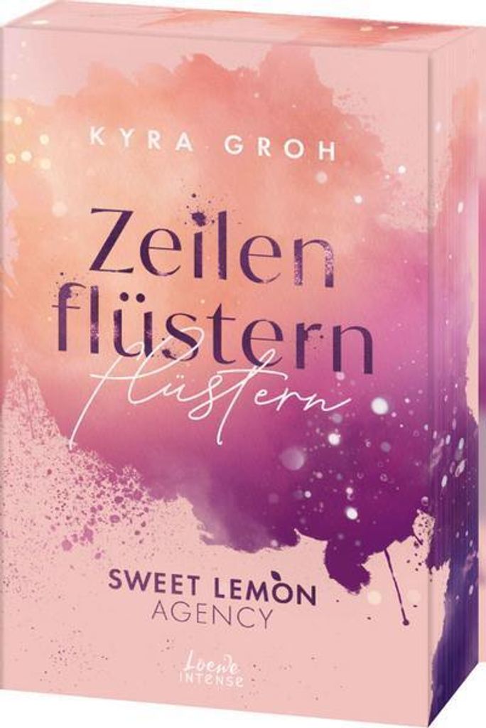 A close-up of a book cover with a watercolor-like design and text.