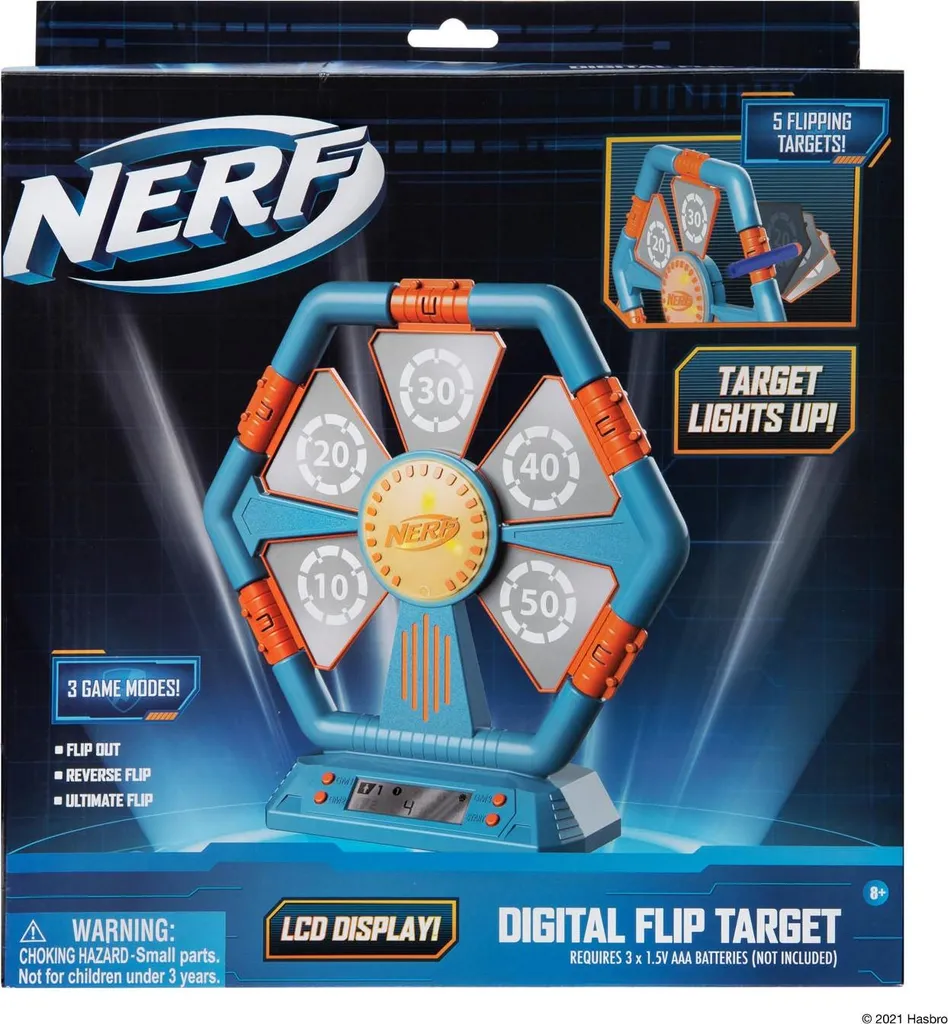Cible électronique pour blaster NERF avec score automatique LCD