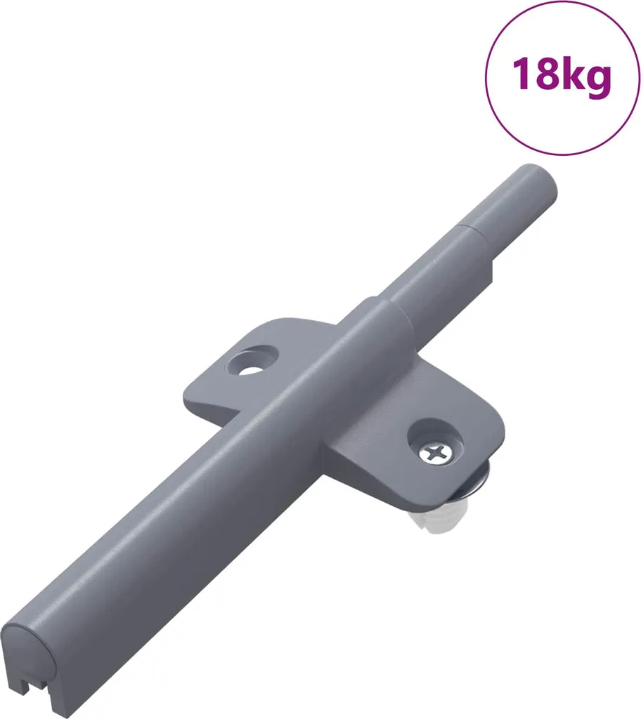 Charnière silencieuse en PP gris 125 x 47 mm pack de 1161 unités Pro