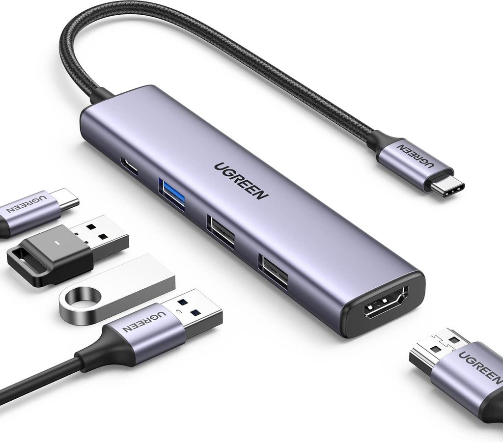 Adattatore multifunzione Ugreen CM478 - grigio Immagine del prodotto 