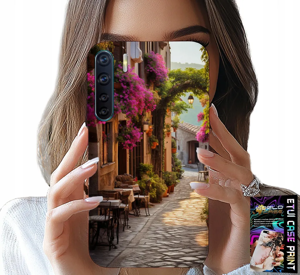 Kit Protezione Oppo A91: Cover Artistica Strada + Vetro 9H Premium