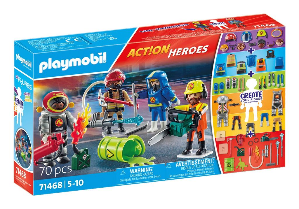 PLAYMOBIL My Figures: Feuerwehr Produktbild 