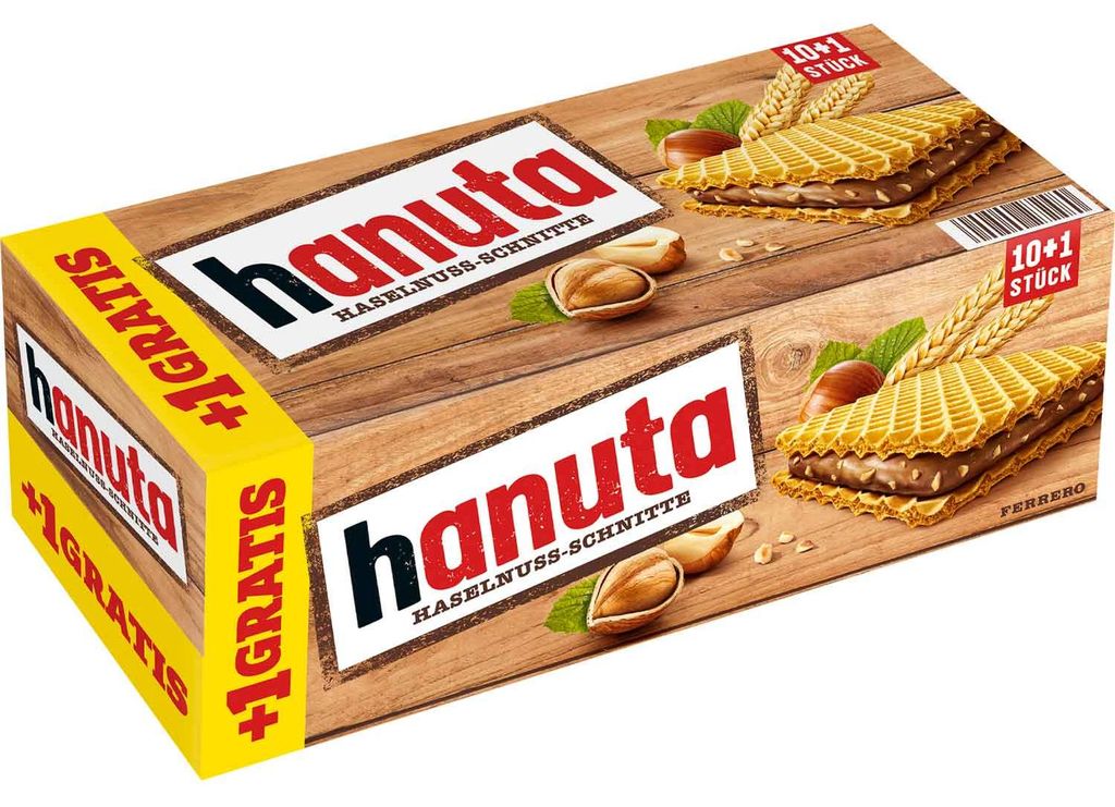 hanuta 10er + 1 gratis Produktbild 