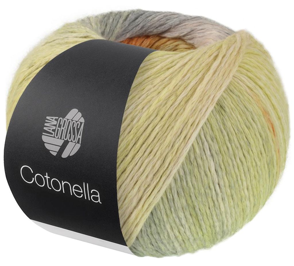 Lana Grossa - Cotonella 0020 zartflieder natur vanille grau Produktbild 