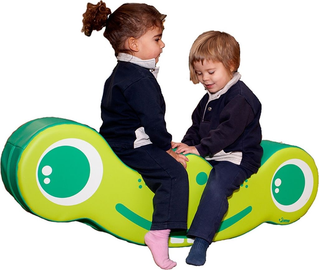 Sumo Didactic - Schaumstoffwippe für Kinder – Ideal für psychomotorisches Spielen, fördert Gleichgewicht & Kraft, lustige Form, leuchtenden Fa...