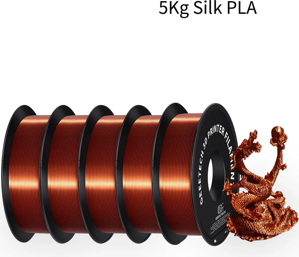 Filament PLA Cuivre 1.75mm Anti-Nœuds - Finition Lisse sans Défauts