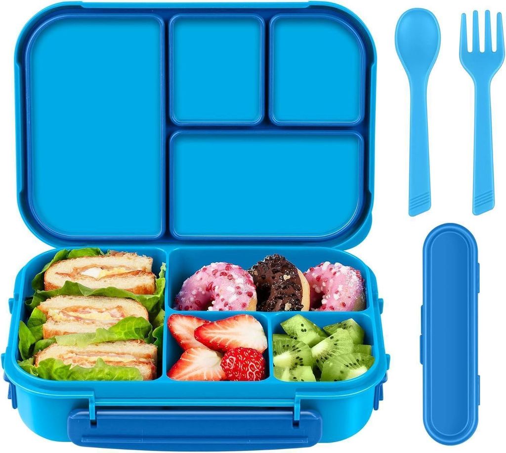 Amathley lunch box bambini bento box 1200ml lunch box 4 Immagine del prodotto 
