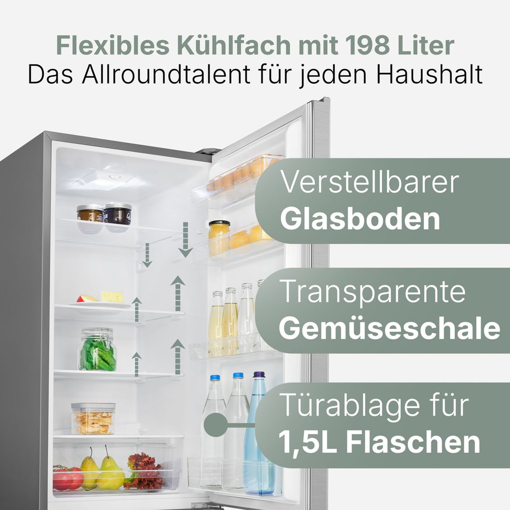 Bomann Kühlschrank mit Gefrierfach | 180cm | Kühl Produktbild 