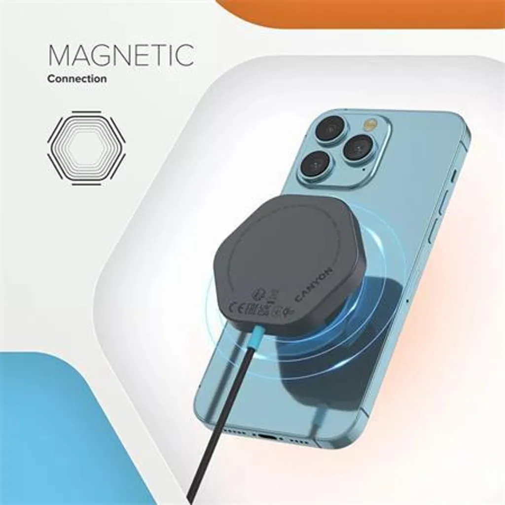 Recensione Pro: Caricatore Wireless Canyon Hexagon 110 15W Qi2 Nero
