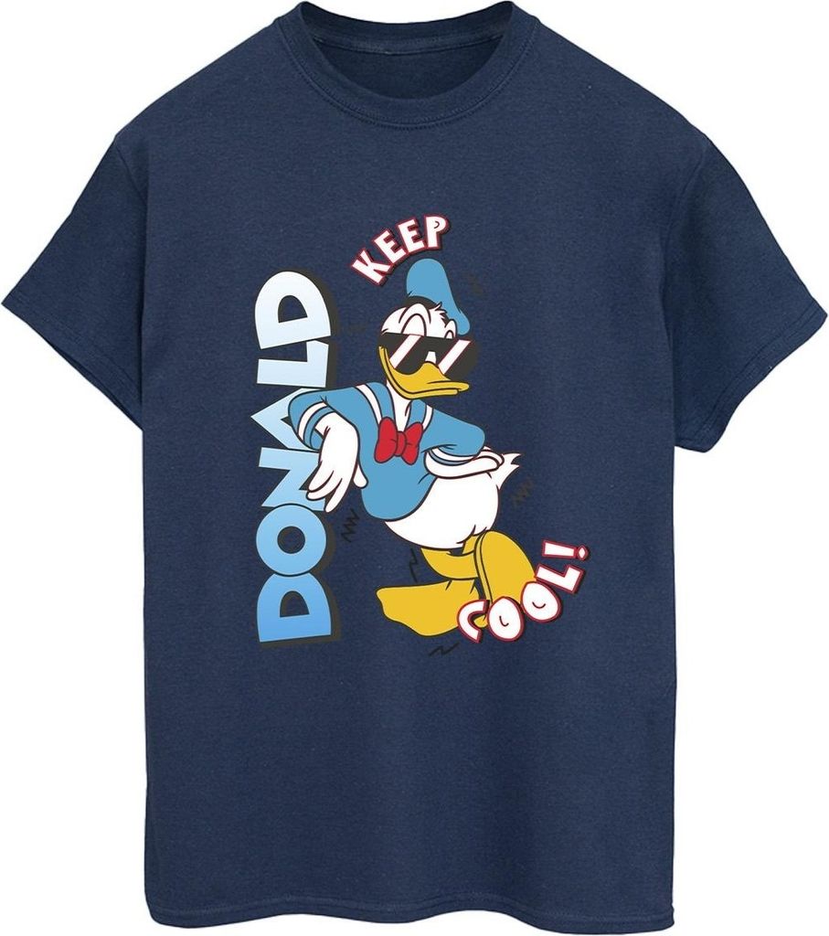 Disney - "Donald Duck Cool" T-Shirt für Damen BI38223 (XL) (Marineblau)