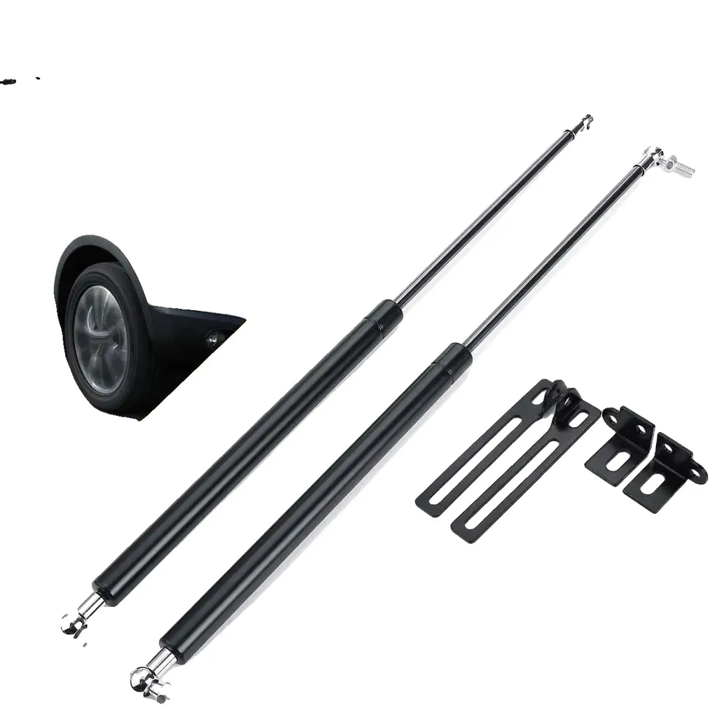 Vérin de capot de voiture noir haute résistance longueur 450mm renforcé