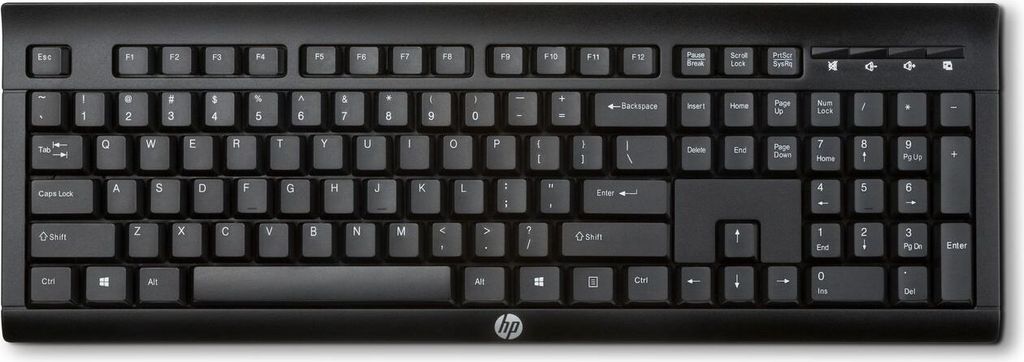 HP Klawiatura bezprzewodowa K2500, Pełnowymiarowy (100%), Zdjęcie produktu 