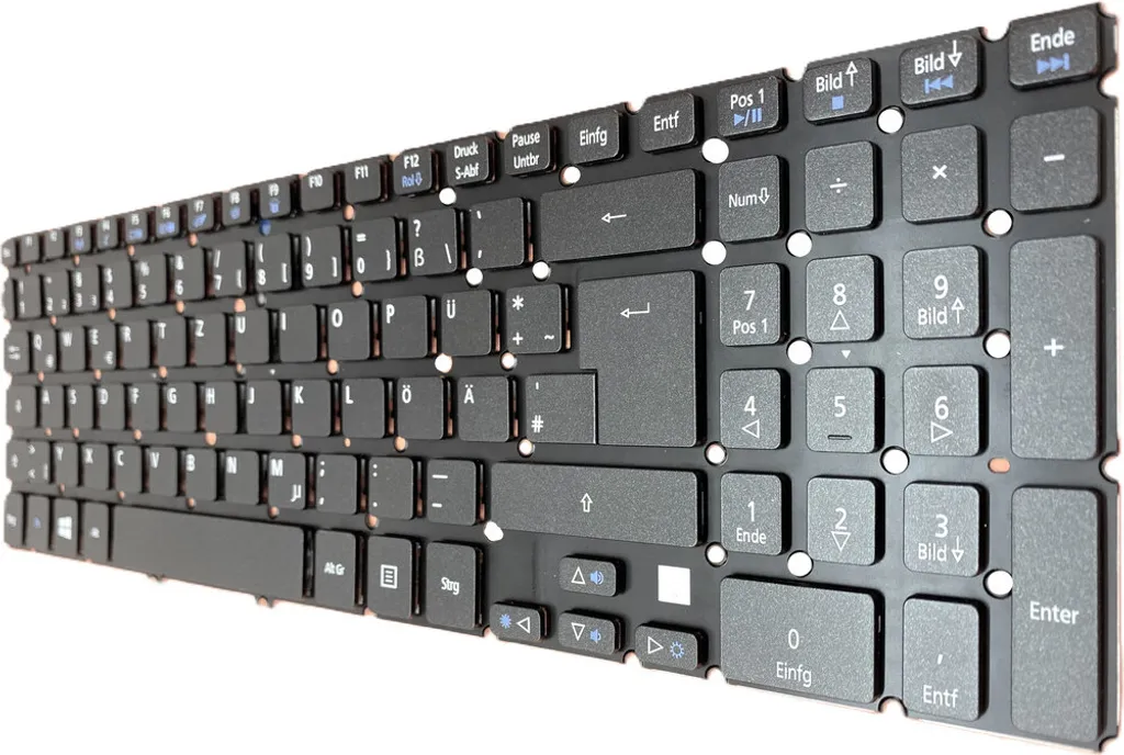 Clavier de Remplacement Rétroéclairé pour PC Portable Acer M5-581G Noir