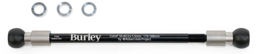 Burley Steckachse COHO XC M12x1.5, 173-188 mm Schwarz - Produktbild 