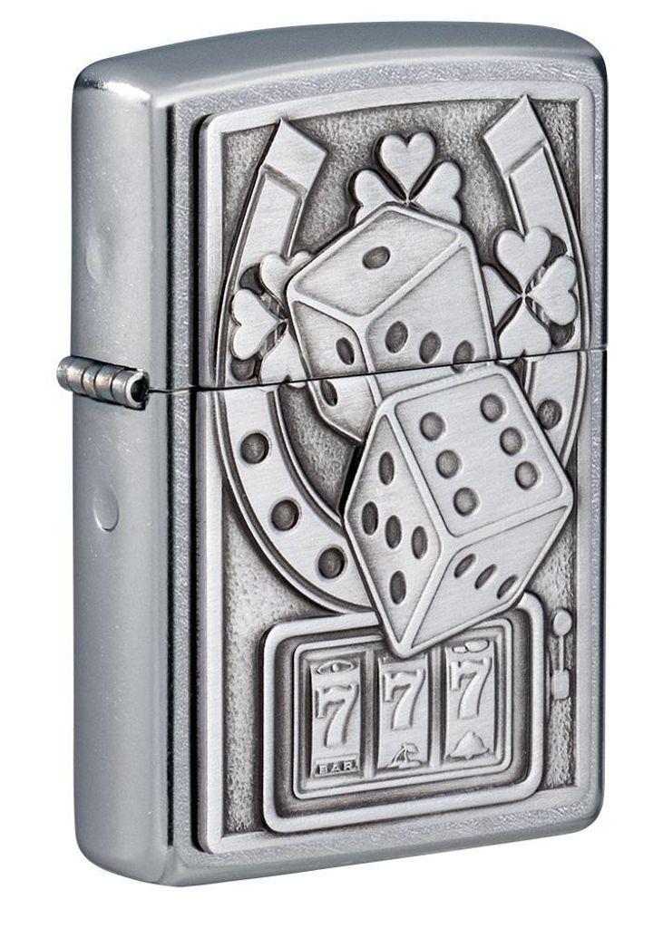 Zapalniczka Zippo 49294 Lucky 7 Silver Metal Zdjęcie produktu 