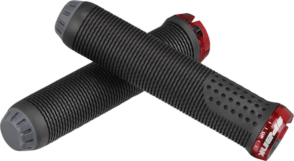 Poignée VTT Anti-Vibration Spank Spike 30 Lock-on 145mm de Long