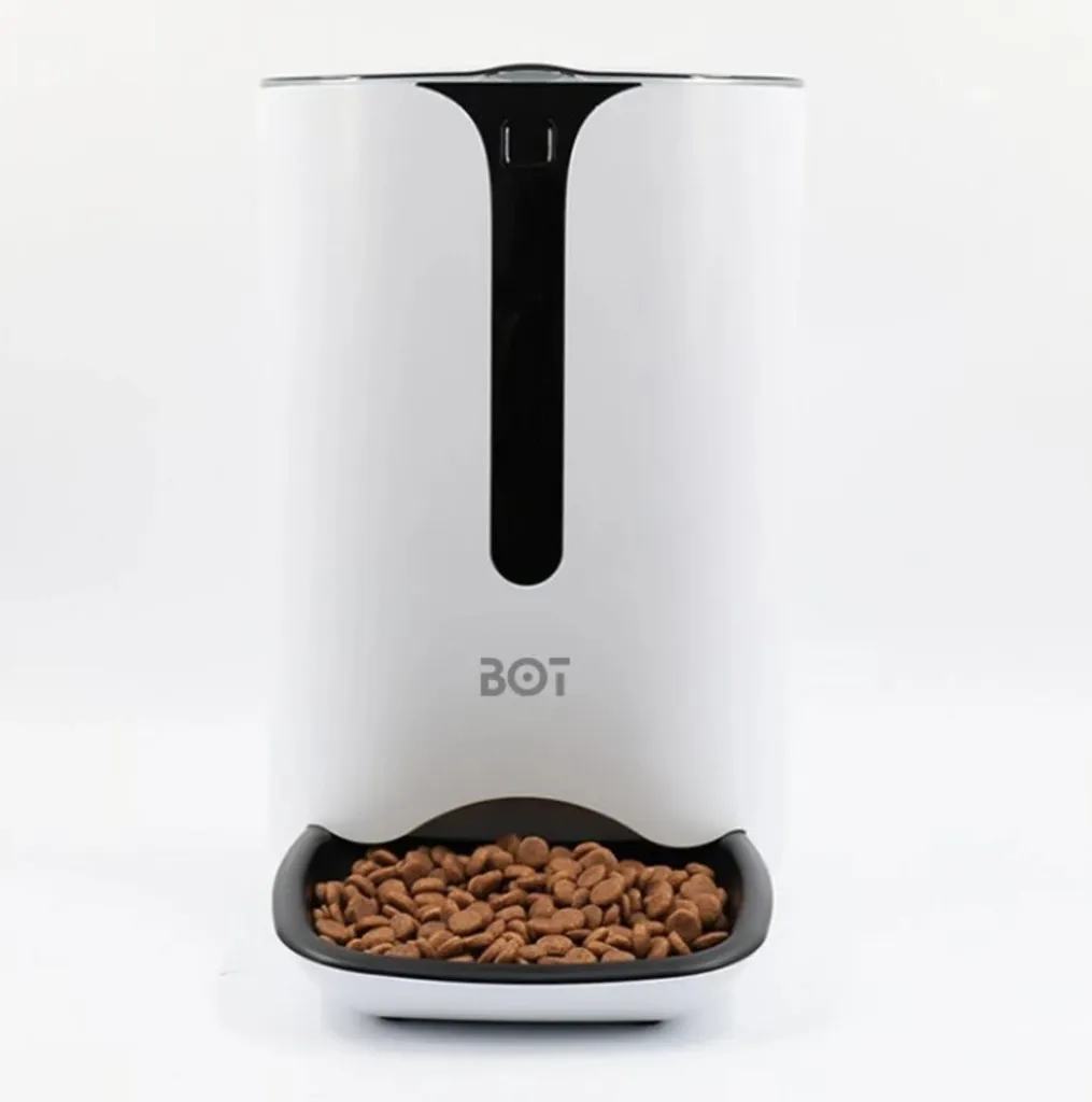 Distributeur de croquettes automatique BOT Beta Blanc haute précision