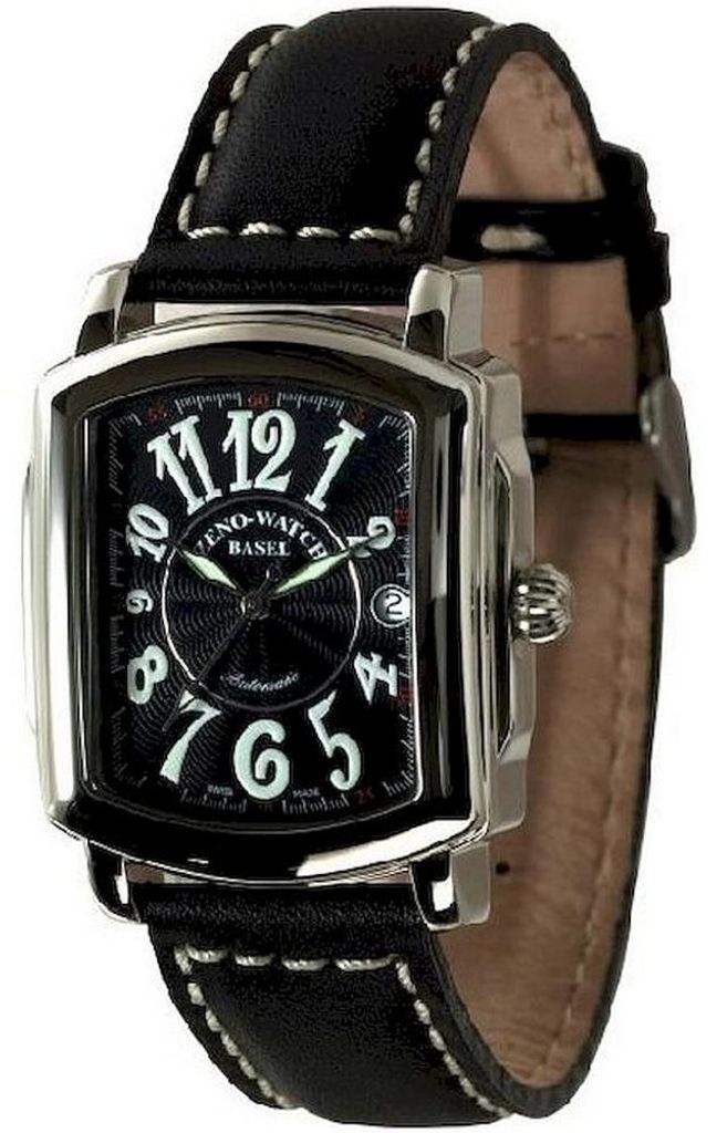 Zeno-Watch - Armbanduhr - Herren - Chrono - Retro Rectangular Automatik - 8098-h1